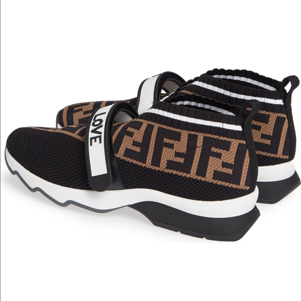 Fendi Rockoko knit sneakers - Picture 3 of 10